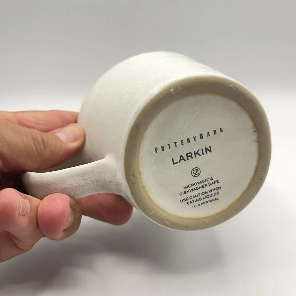 Pottery Barn Larkin Stoneware Mugs